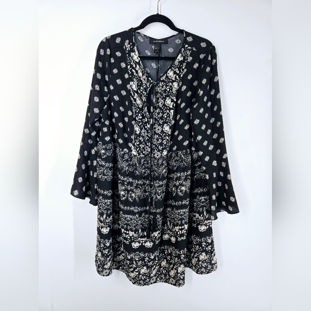 ASHLEY STEWART FLOWY TUNIC TOP, SIZE 18/20